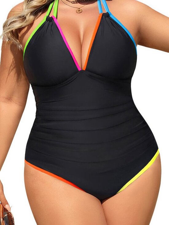 Aqua Eve Other - Aqua Eve Plus Size Swimsuits One Piece Bathing Suit for Women Tummy Control 14W